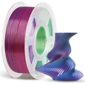 Filamento - ANYCUBIC - PLA - Tricolor Seda Azul- Verde -Púrpura (AGOTADO)