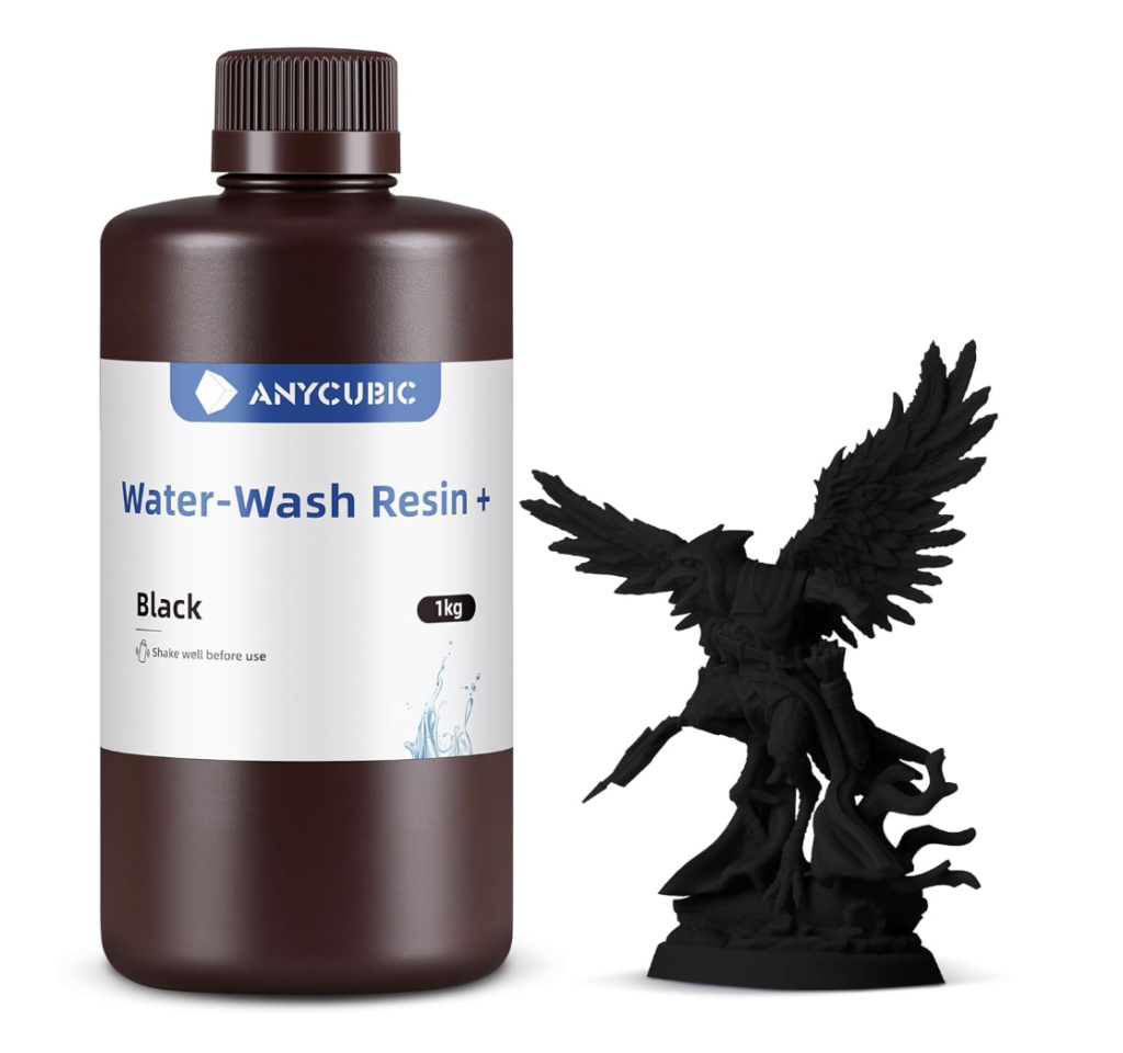 Resina ANYCUBIC Estándar – Lavable en agua – Negro