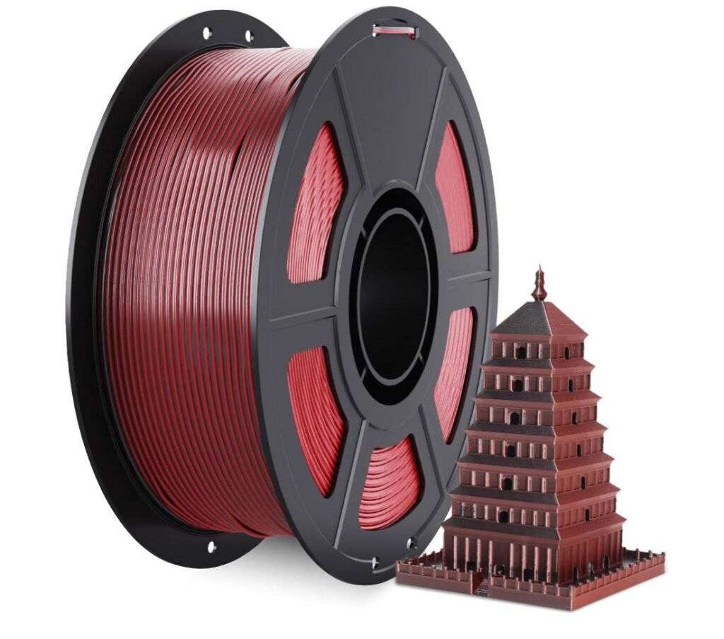 Filamento – PLA – Bicolor Rojo-negro