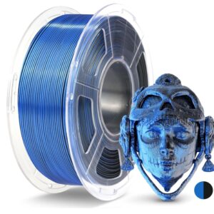 Filamento – PLA – Bicolor Azul-negro