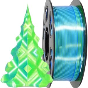 Filamento – MIKA – PLA – BICOLOR azul -Verde