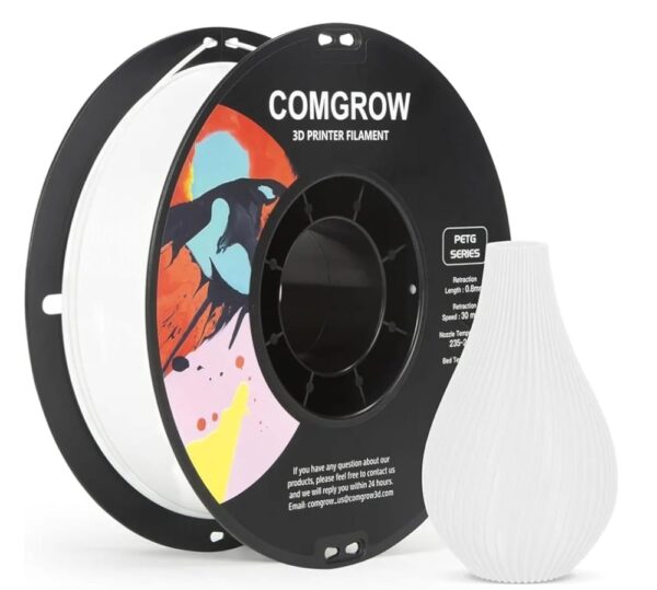 Filamento – COMGROW – PET-G – Blanco