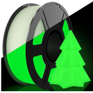 Filamento – PLA –Verde brilla oscuridad