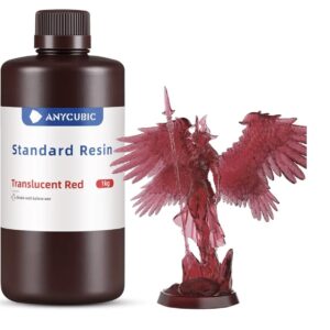 Resina ANYCUBIC Estándar – Rojo traslucido