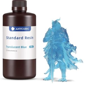 Resina ANYCUBIC Estándar –Azul traslucido