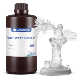 Resina ANYCUBIC Estándar – Lavable en agua – Transparente