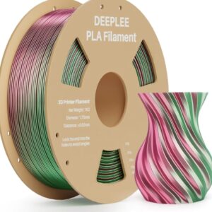 Filamento – DEEPLEE – PLA –Bicolor verde-rosa