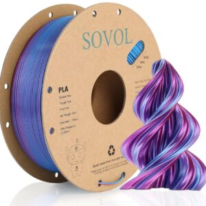 Filamento – SOVOL – PLA –Bi color rosa -azul