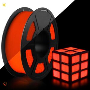 Filamento – ANYCUBIC– PLA –  Rojo alumbra oscuridad