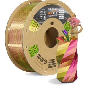 Filamento – OVERTURE– PLA – BI COLOR MAGENTA -VERDE