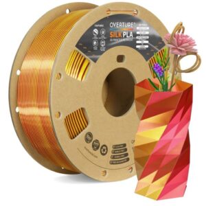 Filamento – OVERTURE– PLA – BI COLOR MAGENTA -ORO