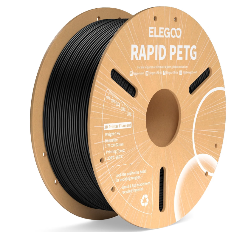 Filamento - PET-G - Negro