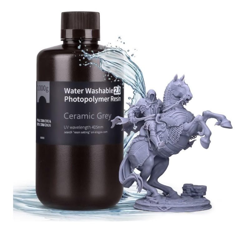 Resina LAVABLE EN AGUA - Gris
