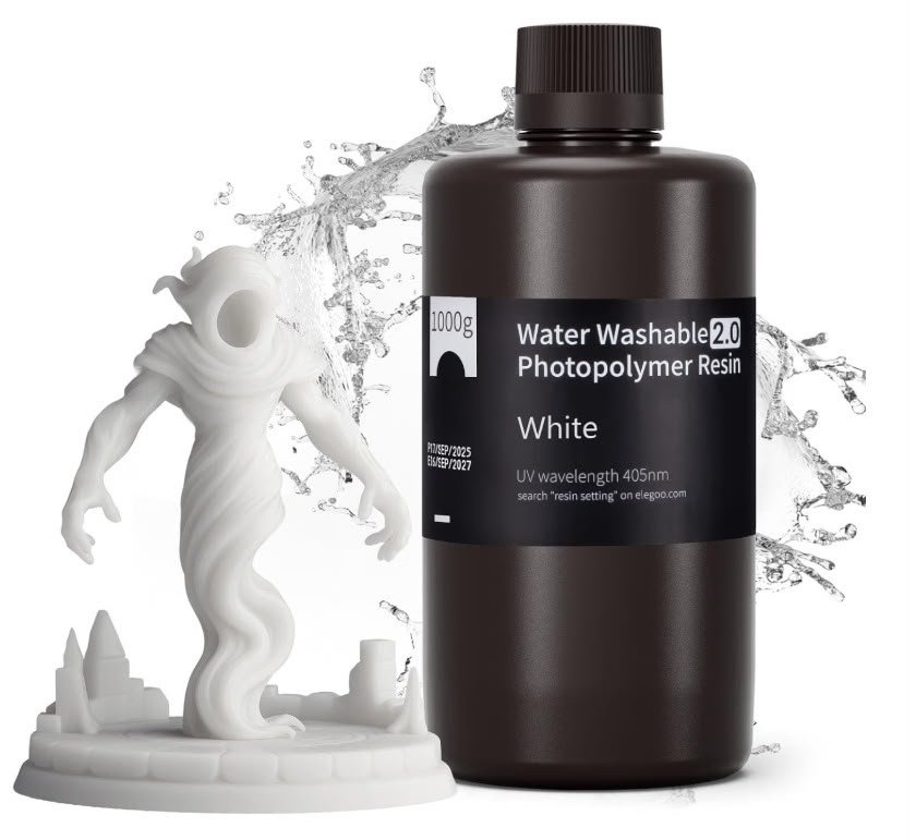 Resina LAVABLE EN AGUA - Blanco